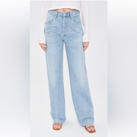 Citizens Of Humanity Denim - Citizens Of Humanity Light Blue Straight Leg Jeans